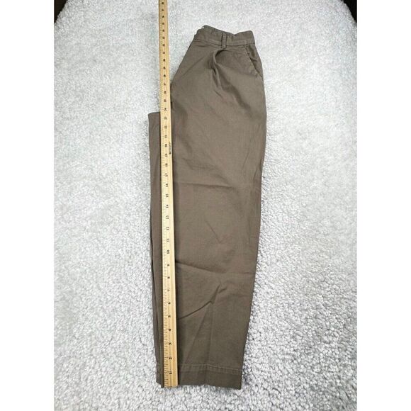 Everlane Slouchy Chino Pleated Pant Brown - Picture 9 of 11